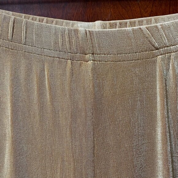 Silhouettes Vintage plus size 3X stretchy Elegant Tan Women's Pants - Picture 8 of 16